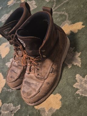 Irish Setter Brown Leather Lace-Up Work Boots